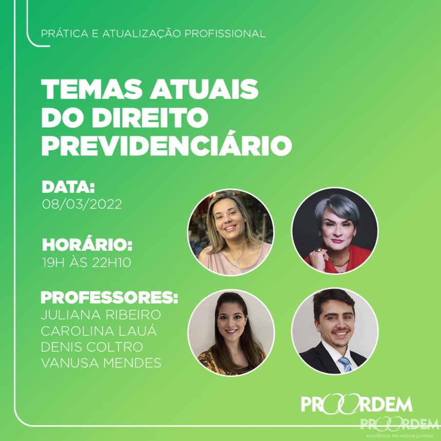 PROORDEM - Excelência em ensino presencial